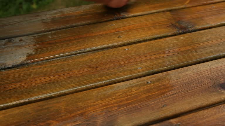 Professional Deck Staining Charlotte NC Beautiful Results